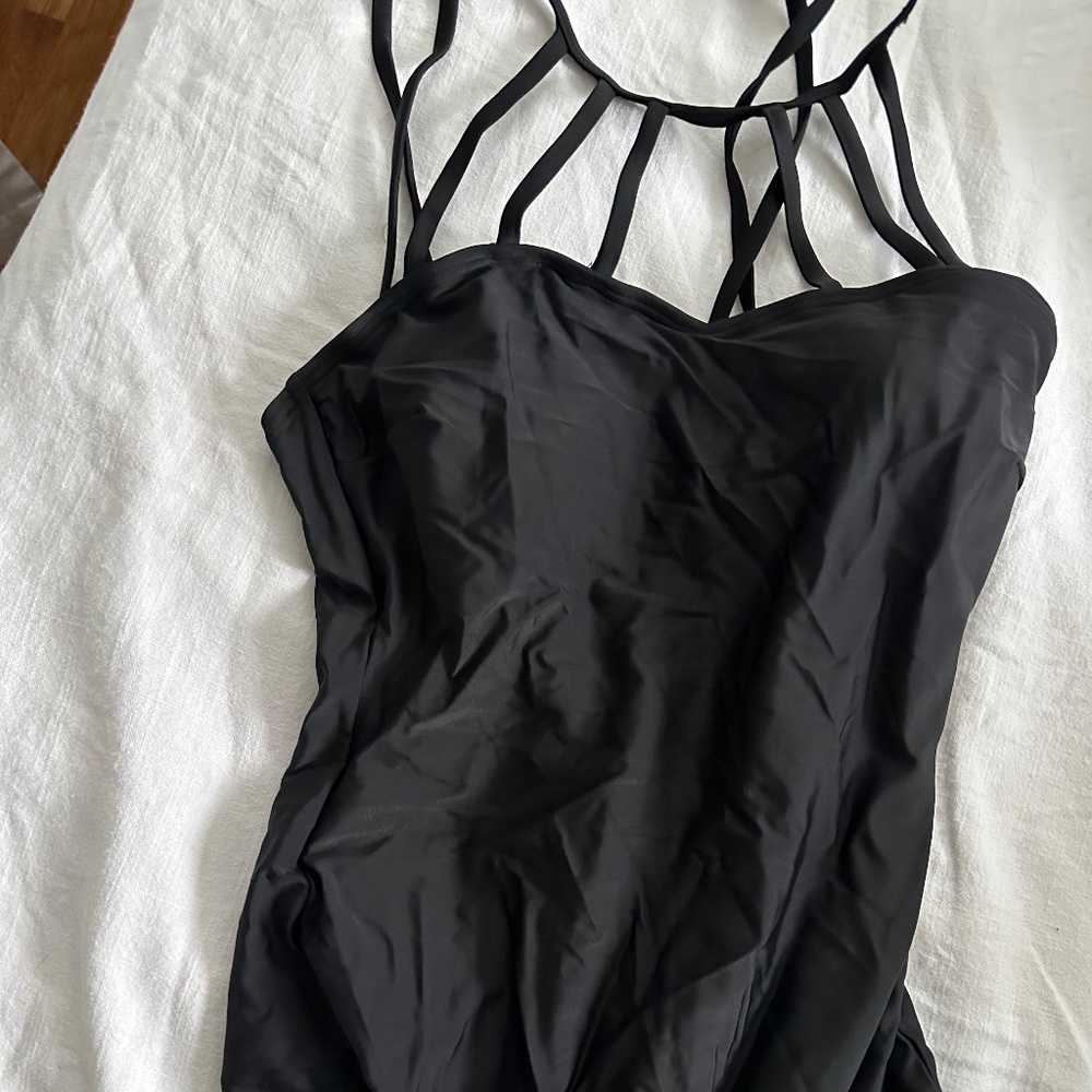 Strappy one piece swim